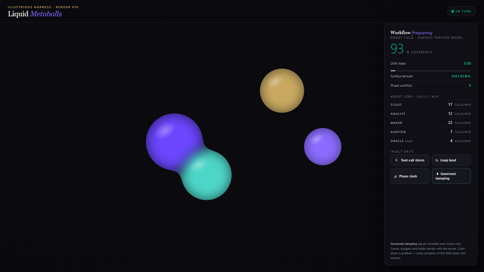 Liquid Metaballs render